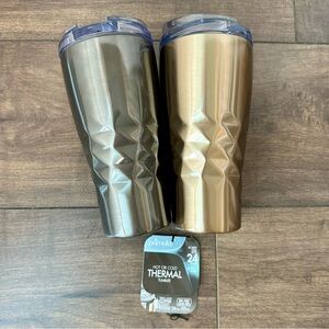 Primula Peak Hot or Cold Thermal Tumblers - 20 Oz - Set of 2 - Triple Layer